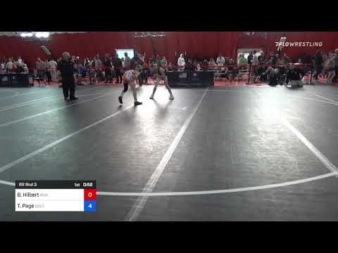 41 Kg Rr Rnd 3 - Benjamin Hilbert, Aviators Wrestling Vs Thunder Page, South Central Punisher Wres