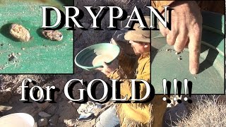 HOW TO DRY PAN !!!! For Gold. New-Easy Method. ask Jeff Williams