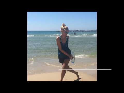 Beach workout with Rachel