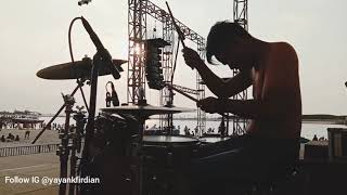 Download lagu ANJI X DRIVE  - Tak Terbalas  Live Ancol Beach City ( Astero Drum Cover ) mp3