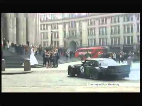 Bride & Groom gate crasher - BBC London News - 12th March 2016