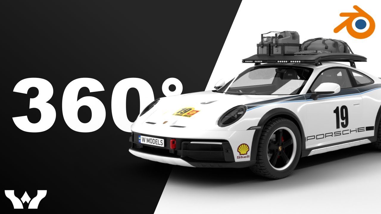 Porsche 911 Dakar Rallye 1974 3D Model