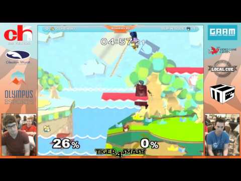 Tiger Smash 4 - Winners R2 - Slip N' Slide (Sheik/Marth) vs Cohenski (Fox)