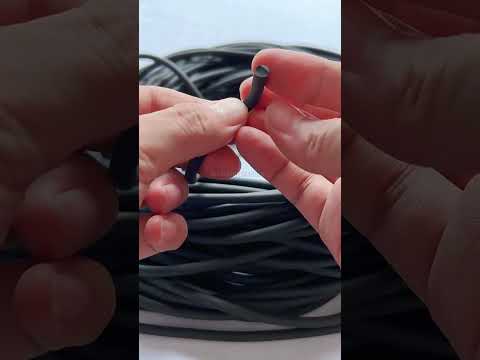 Extrusion fkm nbr silicone epdm o ring cord soft rope #oring #rubberseal  #youtube #tiktok #video