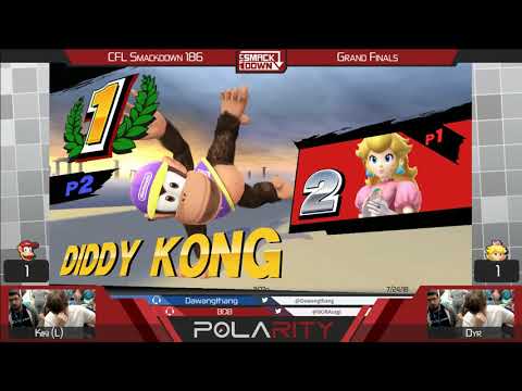 CFL Smackdown 186 WiiU - Kiki (Bayonetta) vs Dyr (Diddy Kong) - Grand Finals