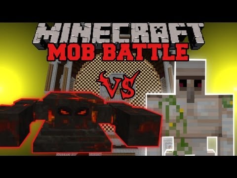SUN BOSS VS. IRON GOLEM - Minecraft Mob Battles - Arena Battle - Sun Son's Mod Battle