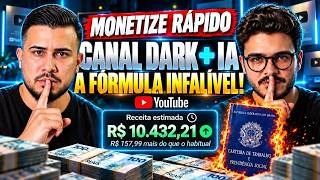 Copie e Cole a Nossa FÓRMULA Para Monetizar um CANAL DARK com IA Rápido e Fazer R$ 10 MIL Por Mês