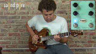 Video thumbnail for T Rex Dr.  Swamp Double Distortion on a Melancon Custom Artist T (HD) by soundpurestudios