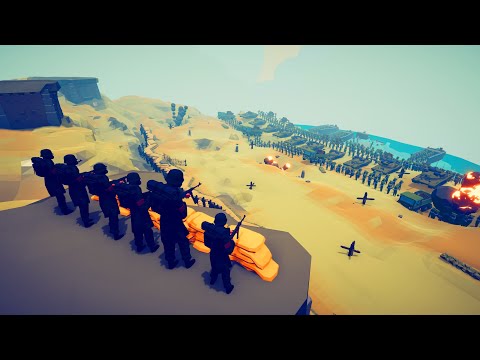 CAN 200x USA ARMY CAPTURE ENEMY BASE? - Totally Accurate Battle Simulator TABS