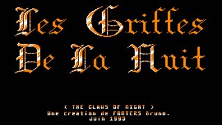 [Amstrad CPC] Les Griffes De La Nuit - Longplay