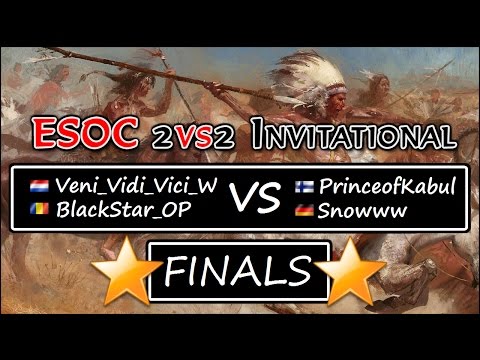 ESOC 2v2 Invitational - FINALS: Veni_Vidi_Vici_W & BlackStar_OP vs PrinceofKabul & Snowww