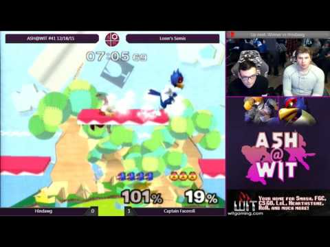 Hindawg (Falco) vs Captain Faceroll (Sheik) - ASH@WIT #41 Melee Loser's Semis