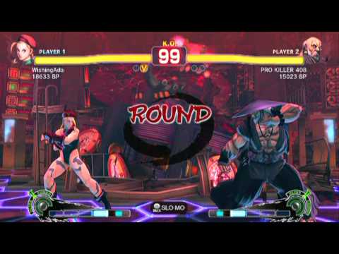 SSF4 [A vs A]: Wishing Ada(#5 Cammy) vs PRO KILLER 408(#14 Gouken) Ep.338 - HD 720p