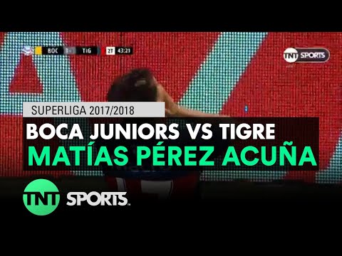Matías Pérez Acuña (1-1) Boca Juniors vs Tigre | Fecha 19 - Superliga Argentina 2017/2018