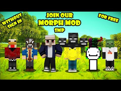 Join Our Morph Mod SMP for FREE in Crafting and Building and Minecraft | Daosao Gamers