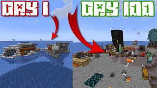 How Hard is it to beat Oceanblock 2? (Minecraft Modpack) - Part 1