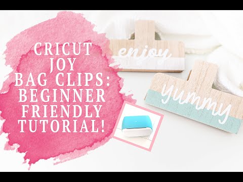 CRICUT JOY BAG CLIPS : BEGINNER FRIENDLY!