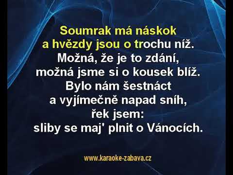 Sliby se maj plnit o Vánocích - Janek Ledecký Karaoke tip