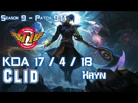 SKT T1 Clid KAYN vs SYLAS Jungle - Patch 9.14 KR Ranked