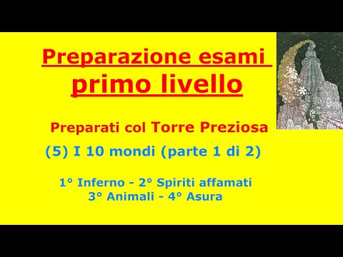 Esami primo livello SGI:(05) i 10 mondi pagine 37-49 (parte 1/2)