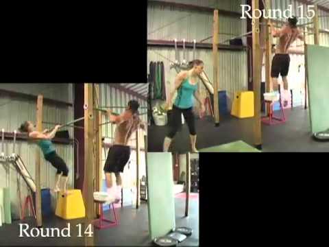 CrossFit - WOD Demo: 110815: Laurie Galassi and Jesse Bazarnick