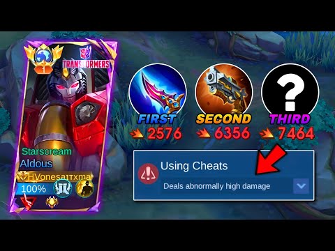ALDOUS GOT REPORTED USING THIS CHEAT BUILD!!!💀 (ENEMY INSTANT DELETED 100% LEGIT🔥)