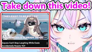 Yuy loses her sh*t watching this clip of Essie and Aquwa roasting her