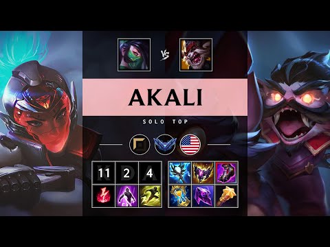 Akali Top vs Kled - NA Diamond Patch 25.11