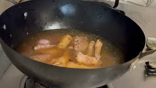 Duck braised