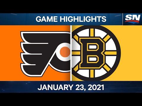 NHL Game Highlights | Flyers vs. Bruins - Jan. 23, 2021