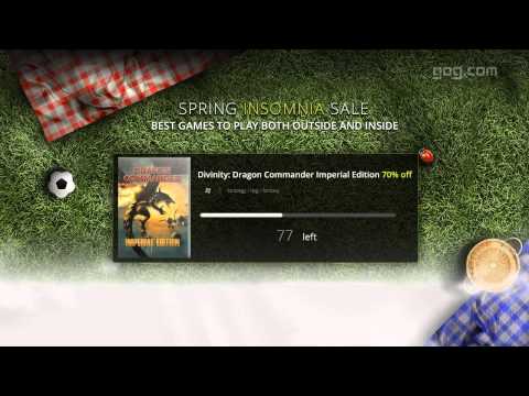 GOG.com Spring Insomnia Sale: 100 Games up to 90% off! - ENDED