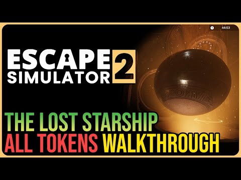 Escape Simulator 2 – 100% Walkthrough All Tokens – The Lost Starship