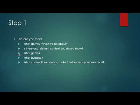 Textual Analysis a method for uncovering your argument