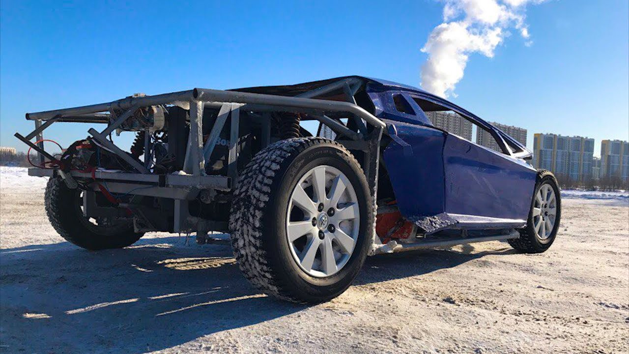 САМОДЕЛЬНЫЙ ЛАМБОРГИНИ / ПЕРВАЯ ГОНКА.. СПУСТЯ ГОД РАБОТЫ