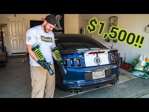 Installing Fortune Auto COILOVER on the Mustang GT500
