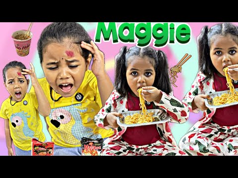 Maggie Ke Chakkar Me Chali Gai Darshika🙋🏻‍♀️ Ki याददाश्त 🤢🤮😡@Darshikaandmamma @Darshimeena 