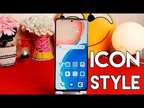 How to change icon style in Honor X8