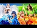 Fire, Water, Air, and Earth Fairies! Four Elements in Real Life