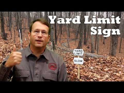 Yard Limit Sign - Denver & Rio Grande