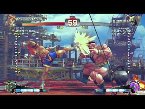 URELICS (Adon) vs. Hamenageru (Zangief) - SSFIV AE 2012 Matches