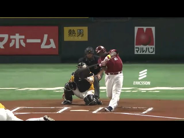 【6回表】テラス越えて一直線にスタンドイン!! イーグルス・ウィーラーが追撃の2ランホームラン 2015/9/4 H-E