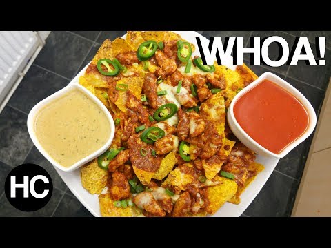 CHICKEN NACHOS RECIPE | HOW TO MAKE NACHOS | Halal Chef