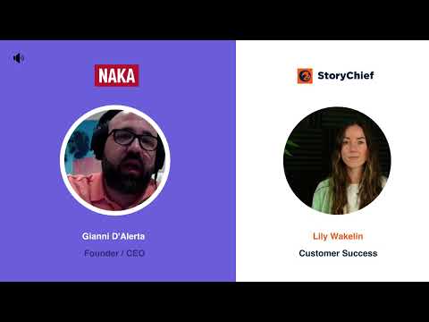 Naka LLC - Customer Success Story (Gianni D'Alerta - Founder / CEO)