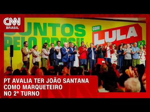 PT avalia mudar marqueteiro e chamar João Santana para o segundo turno | CNN 360°
