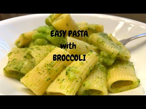 EASY PASTA  e BROCCOLI  - Pasta & Broccoli with Garlic & Oil Recipe