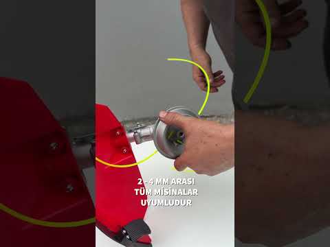 Anahtarsız Misina Takma - Kadmec UFO4 Motorlu Tırpan Misina Başlığı Montajı