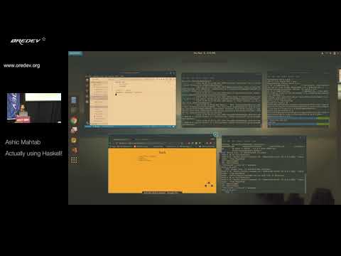 Øredev 2017 - Ashic Mahtab - Actually Using Haskell!