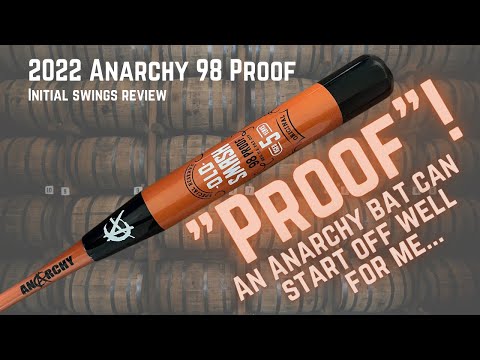 INITIAL SWINGS REVIEW - 2022 Anarchy 98 Proof, for ASA