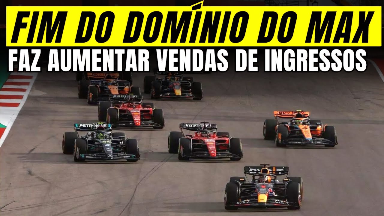 FIM DO DOMINIO DO MAX VERSTAPPEN FAZ AUMENTAR A VENDA DE INGRESSOS - GP DOS ESTADOS UNIDOS