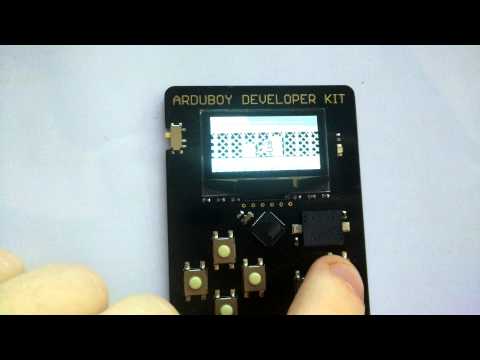 Mega Man Scrolling Demo on the Arduboy!